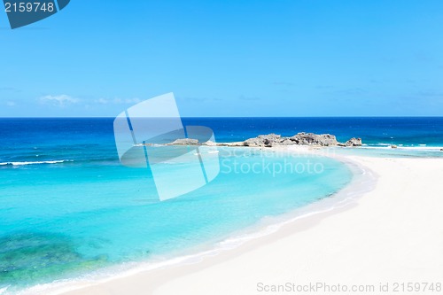 Image of perfect caribbean beach