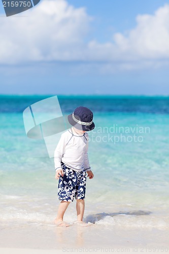 Image of child at the beach