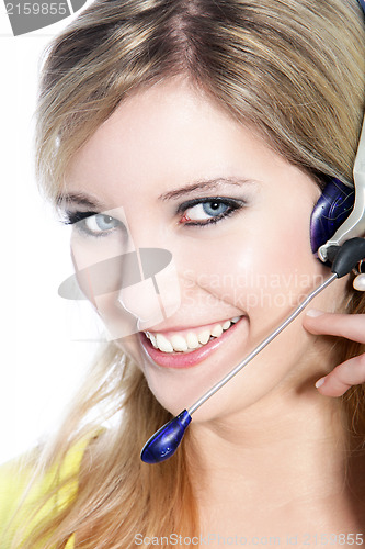 Image of Call center agent