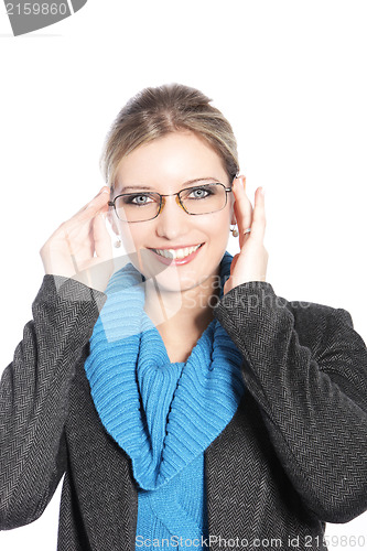 Image of Happy businesswoman