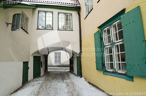 Image of Court yard of Holy Spirit Church in Tallinn