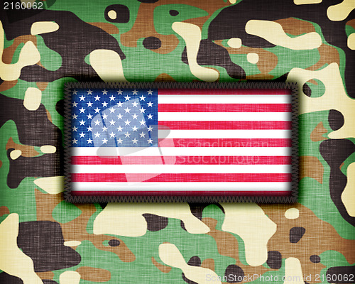 Image of Amy camouflage uniform, USA