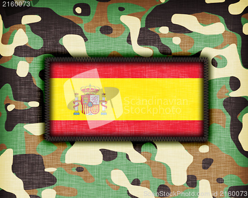 Image of Amy camouflage uniform, Spain