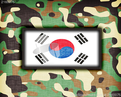 Image of Amy camouflage uniform, South Korea