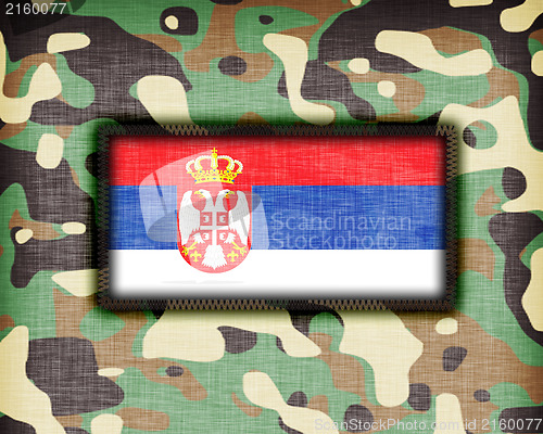 Image of Amy camouflage uniform, Serbia
