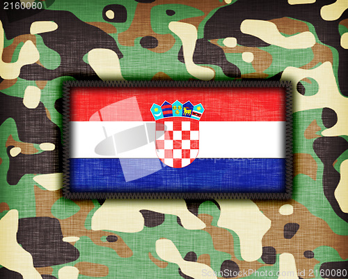 Image of Amy camouflage uniform, Croatia