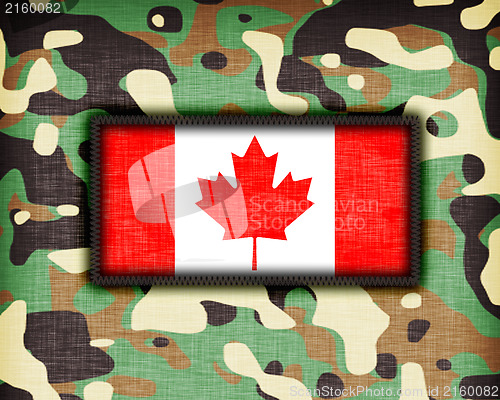 Image of Amy camouflage uniform, Canada