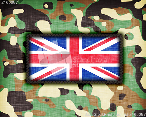 Image of Amy camouflage uniform, UK