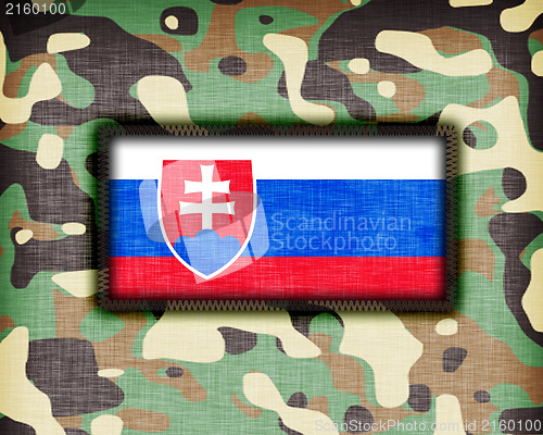 Image of Amy camouflage uniform, Slovakia