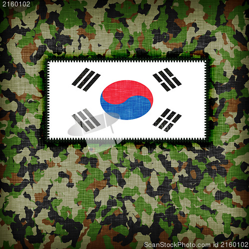 Image of Amy camouflage uniform, South Korea