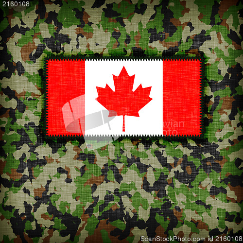 Image of Amy camouflage uniform, Canada