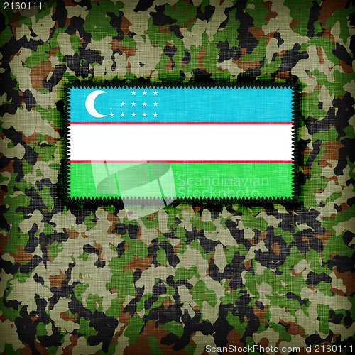 Image of Amy camouflage uniform, Uzbekistan