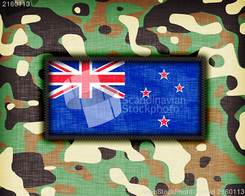 Image of Amy camouflage uniform, New Zealand