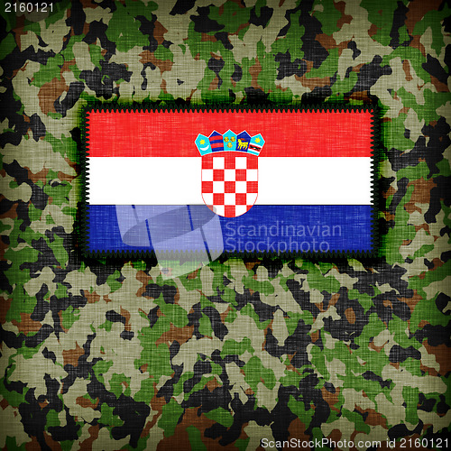 Image of Amy camouflage uniform, Croatia