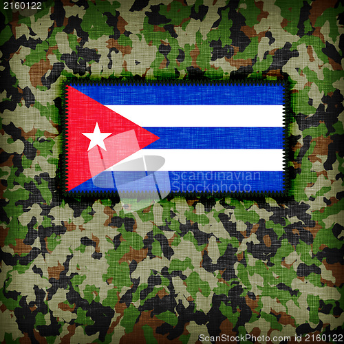 Image of Amy camouflage uniform, Cuba