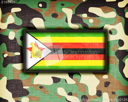 Image of Amy camouflage uniform, Zimbabwe