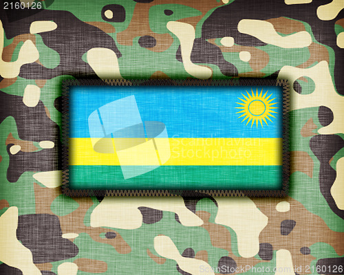 Image of Amy camouflage uniform, Rwanda