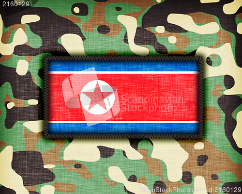 Image of Amy camouflage uniform, North Korea