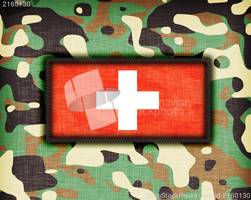 Image of Amy camouflage uniform, Switzerland