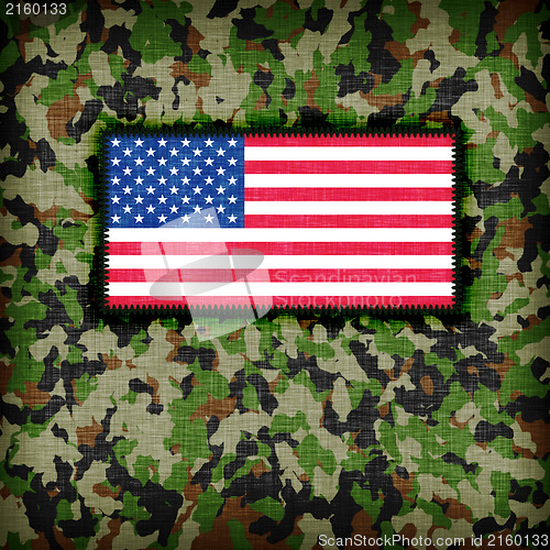 Image of Amy camouflage uniform, USA