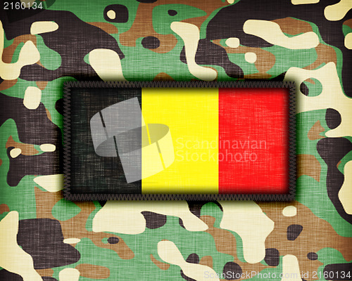 Image of Amy camouflage uniform, Belgium