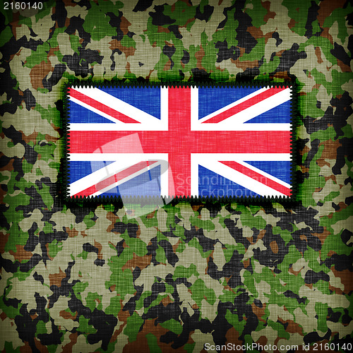 Image of Amy camouflage uniform, UK