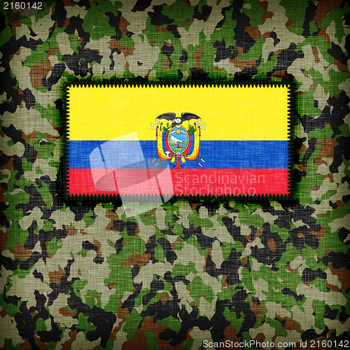 Image of Amy camouflage uniform, Ecuador