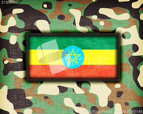 Image of Amy camouflage uniform, Ethiopia