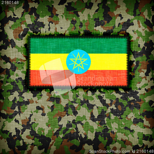 Image of Amy camouflage uniform, Ethiopia