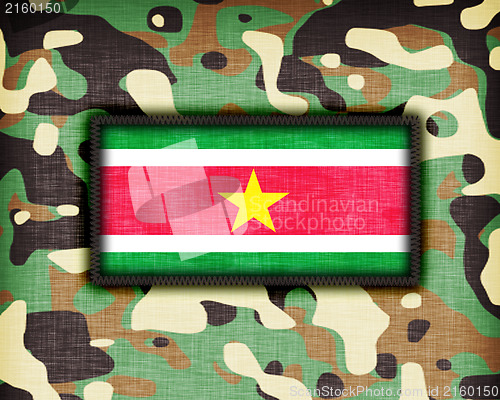 Image of Amy camouflage uniform, Suriname