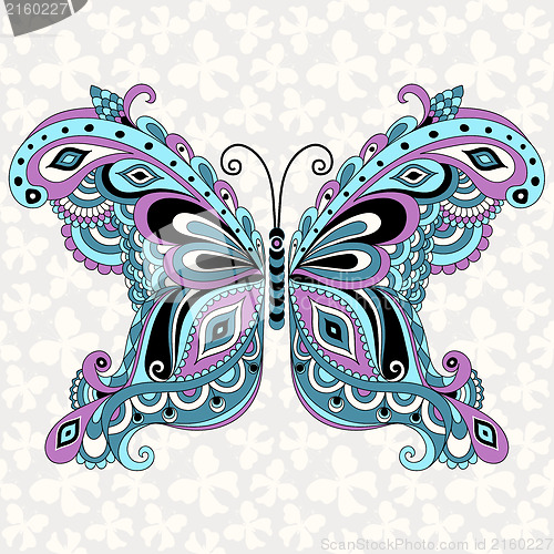 Image of Decorative fantasy vintage butterfly