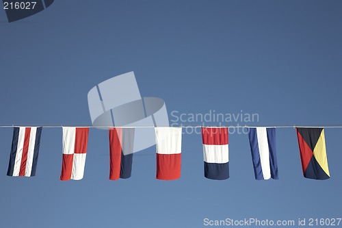 Image of nautical flags