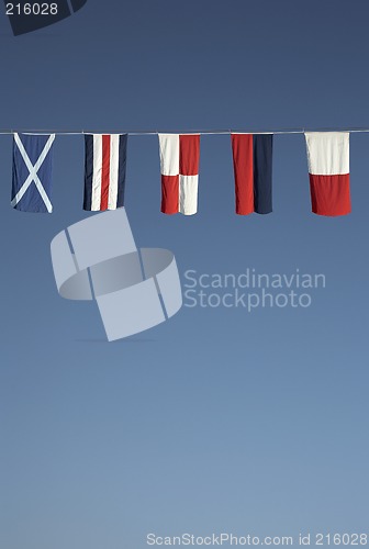 Image of nautical flags