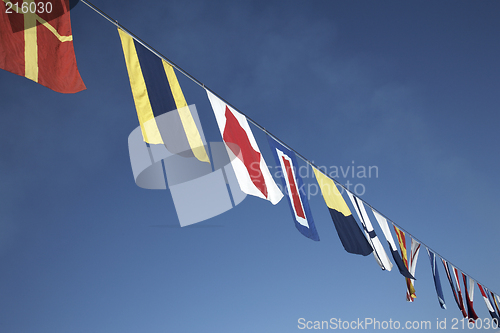 Image of nautical flags