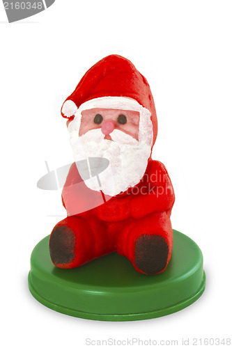 Image of Santa Claus made of marzipan