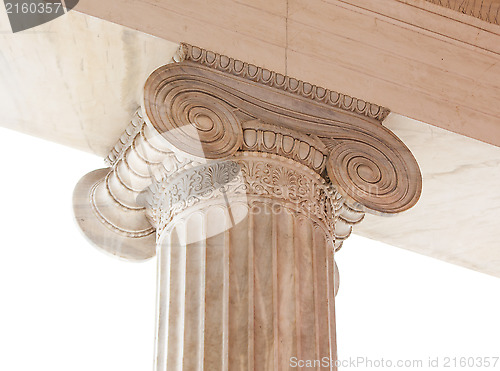 Image of Capital of Greek neoclassical ionic column