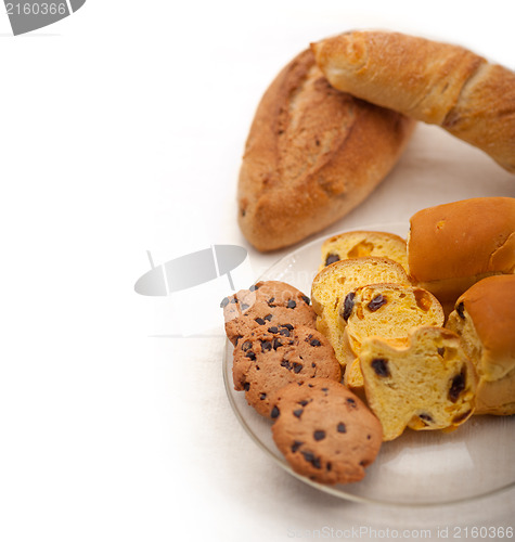 Image of selection of sweet bread and cookies