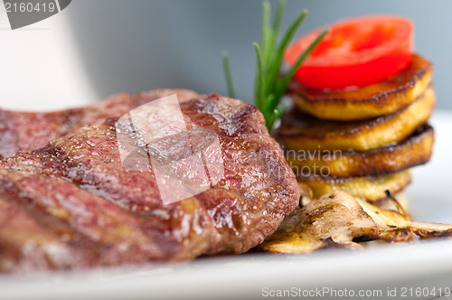 Image of grilled Kobe Miyazaky beef