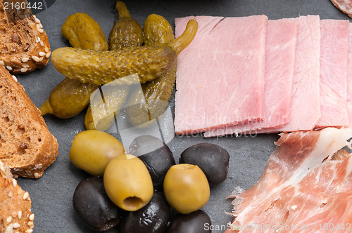 Image of assorted cold cut platter