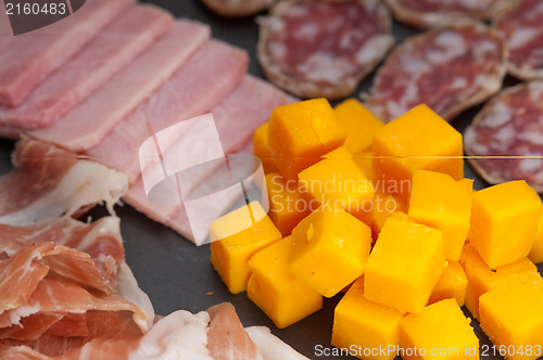 Image of assorted cold cut platter