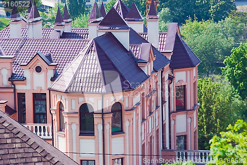 Image of peaked roof