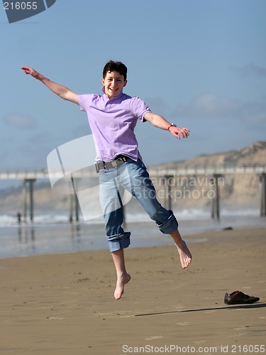 Image of Boy jumping