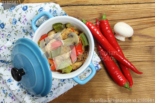 Image of Chicken and  vegetables