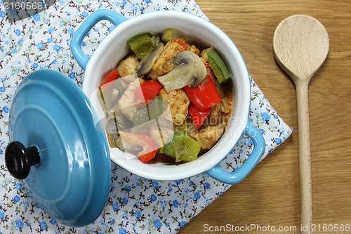 Image of Chicken and  vegetables