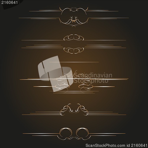 Image of Set Border Design Vintage Element