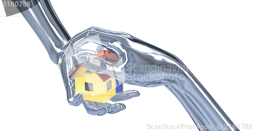 Image of house in the hands