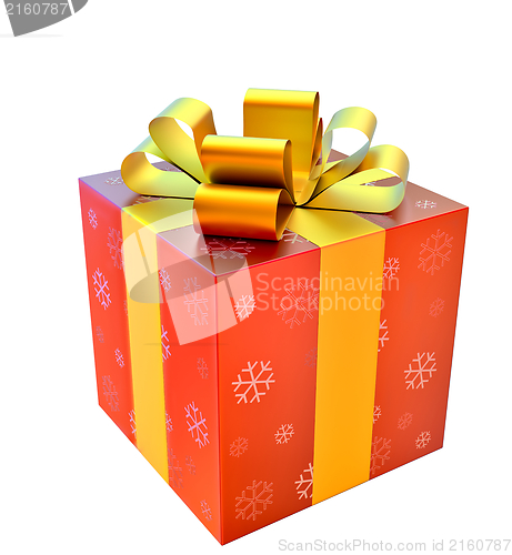 Image of gift with yellow bow