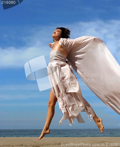 Image of Woman jumping