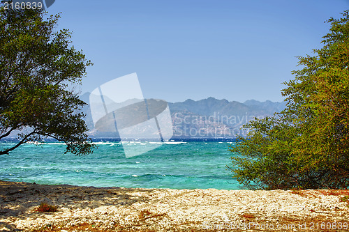 Image of Beach of tropical island 