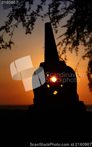 Image of Buddhist stupa